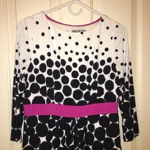 Eliza J polka dot dress